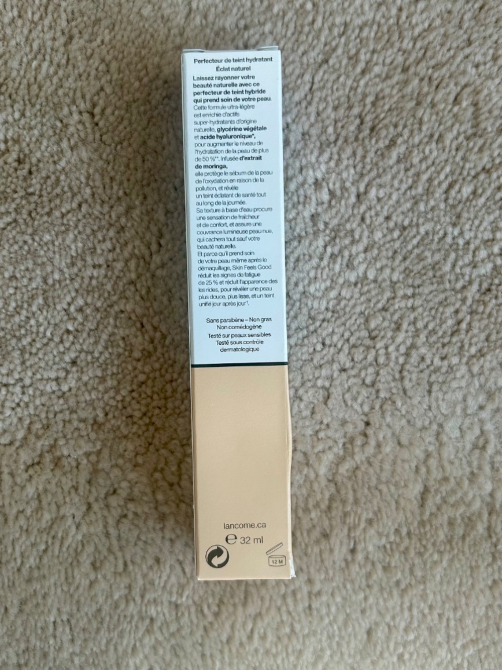 NEW Lancome Skin Feels Good Hydrating Skin Tint SPF 23 1N Nude Vanilla - Picture 3 of 4